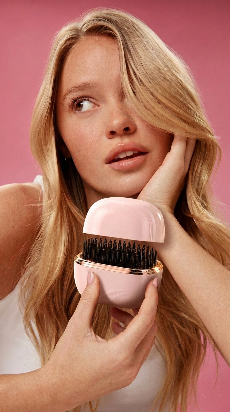 MiniGlow™ Cordless Hair Straightening Brush