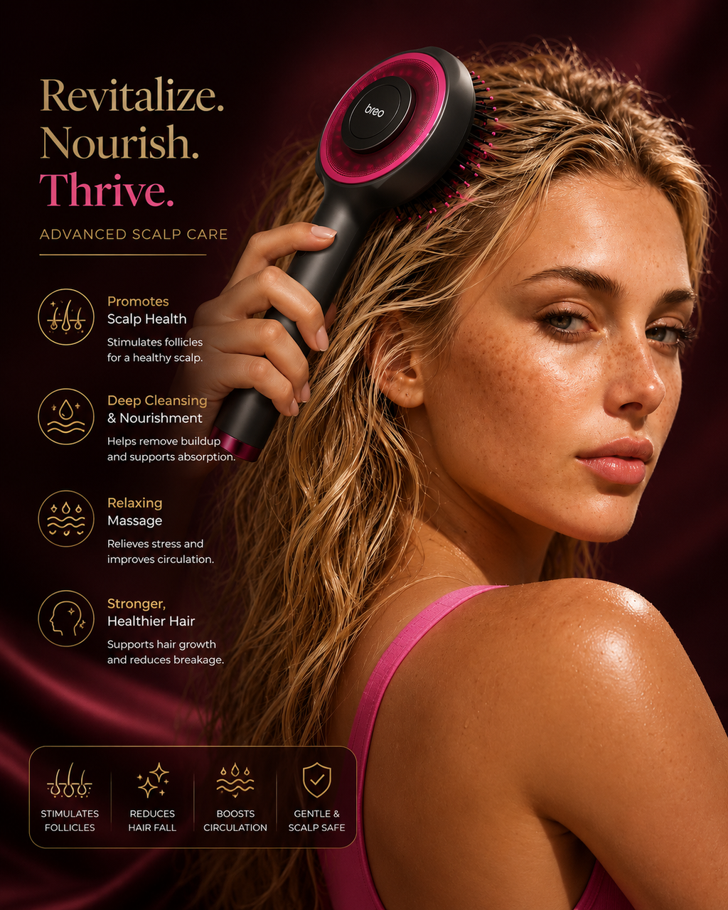 LumiScalp™ LED Scalp Massage Brush