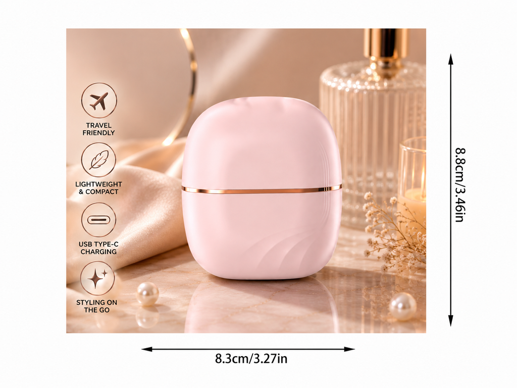 MiniGlow™ Cordless Hair Straightening Brush