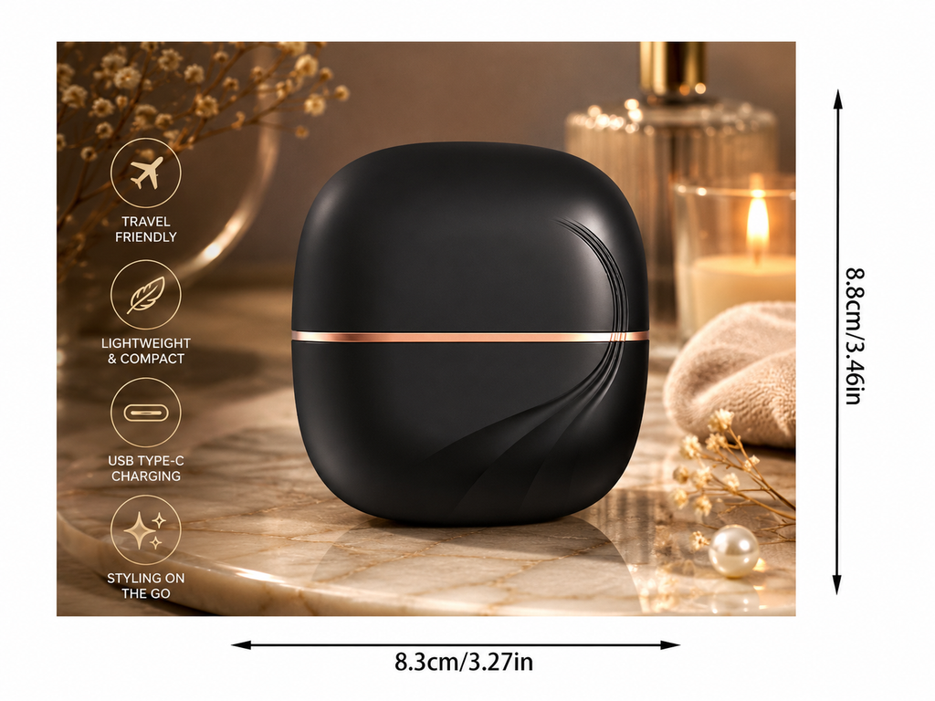 MiniGlow™ Cordless Hair Straightening Brush