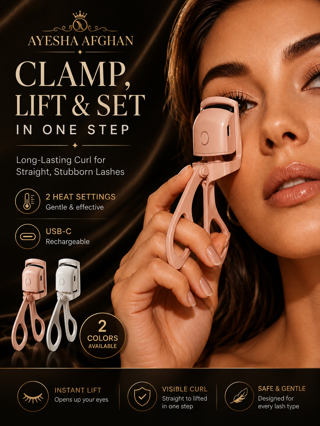 LumiLash™ Heated Eyelash Curler