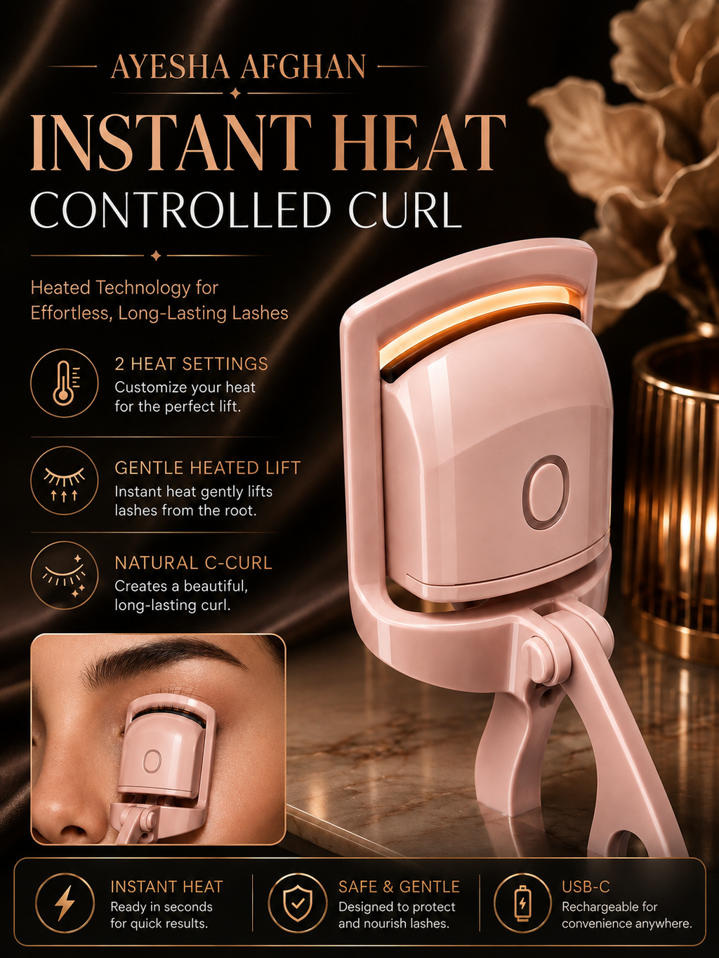 LumiLash™ Heated Eyelash Curler
