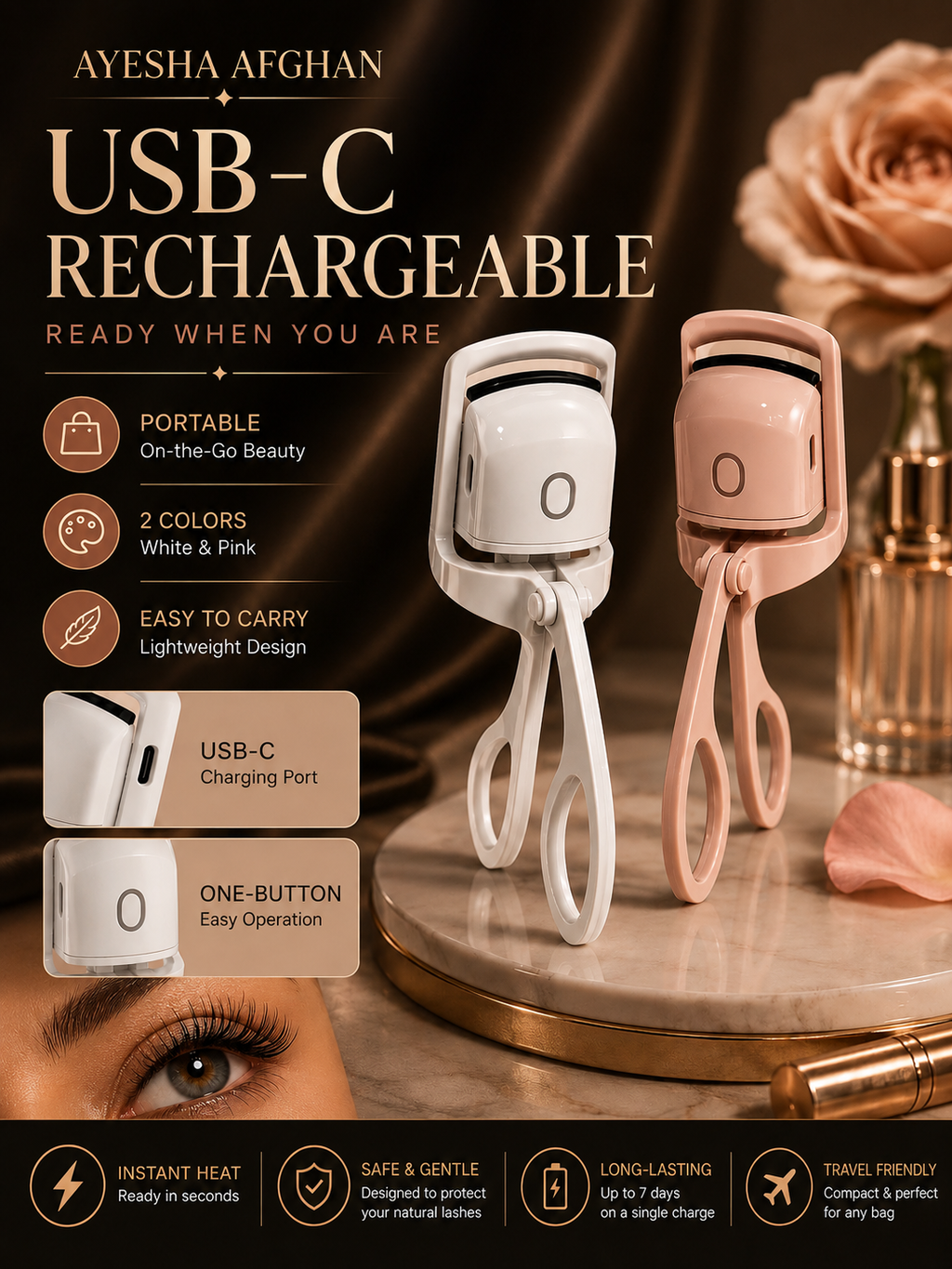 LumiLash™ Heated Eyelash Curler
