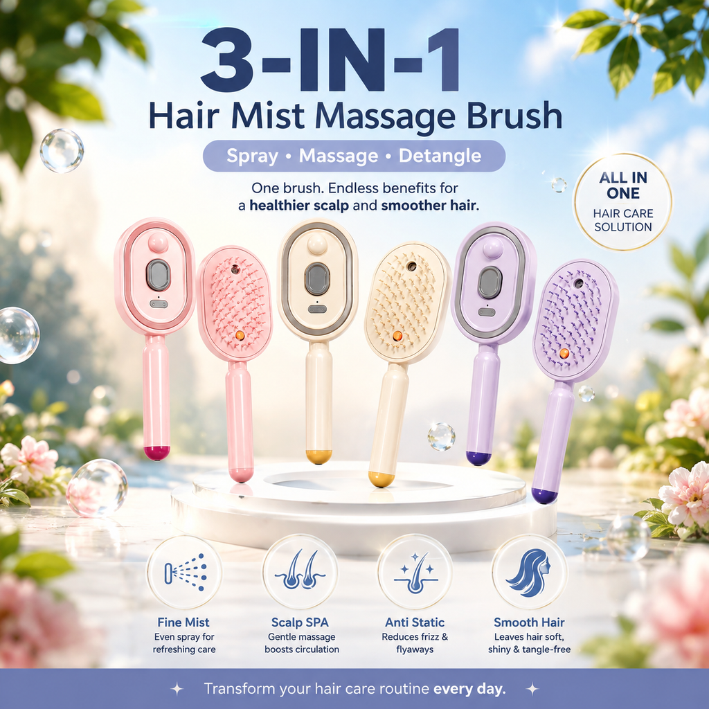 Nano-Mist Hair Brush™