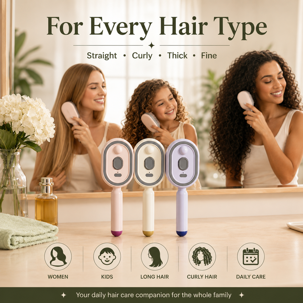 Nano-Mist Hair Brush™